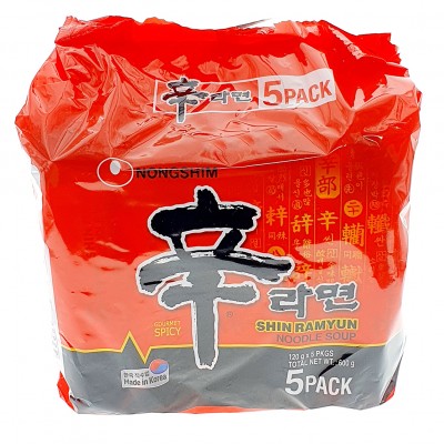 Nongshim Shin Ramyun Spicy Noodle Soup 600g